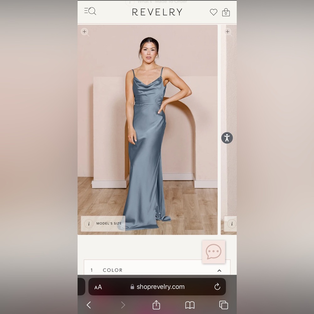 Revelry bridesmaid dress